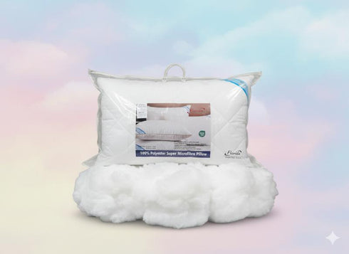Big Pillow for Bed - Super Soft Fluffy Sleeping Big Size Pillow (57x92cms)