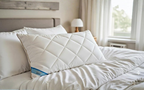 Big Pillow for Bed - Super Soft Fluffy Sleeping Big Size Pillow (57x92cms)