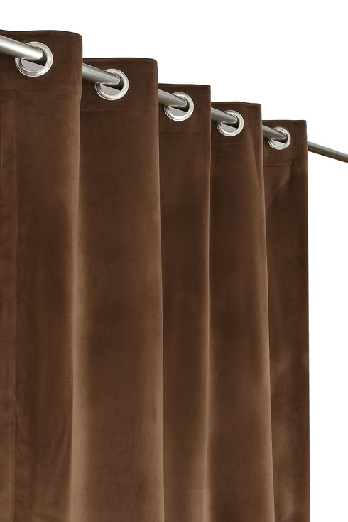 Hamilton Curtain by Florida - Curtains for Living Room Bedroom Balcony Made with Plain Holand Velvet and Solid Colors