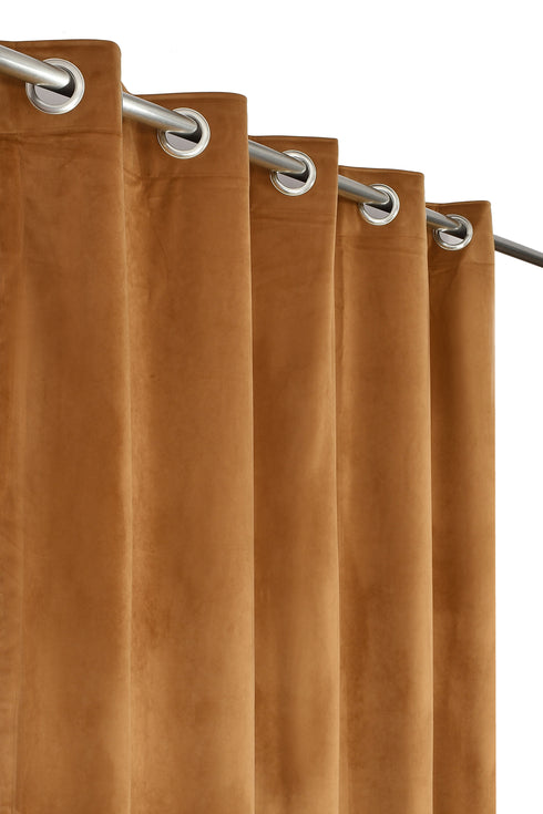 Hamilton Curtain by Florida - Curtains for Living Room Bedroom Balcony Made with Plain Holand Velvet and Solid Colors