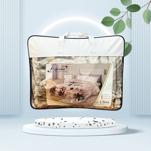 Euro Ultra Two Ply Mink Double Bed Blanket for Heavy Winter