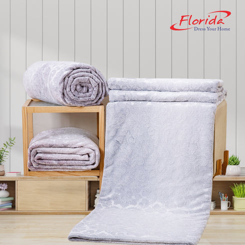 Flurry Super Soft Flannel Single & Double bed AC Blanket for Summer