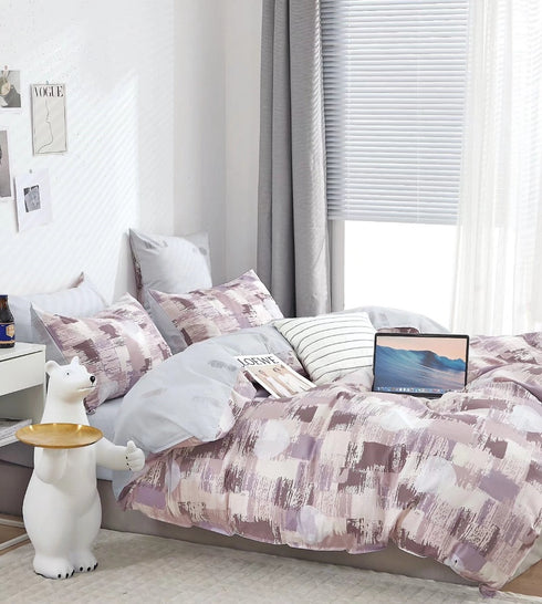 Yana 100% Pure Cotton Imported Single Bedsheet with Pillow Cover by Florida