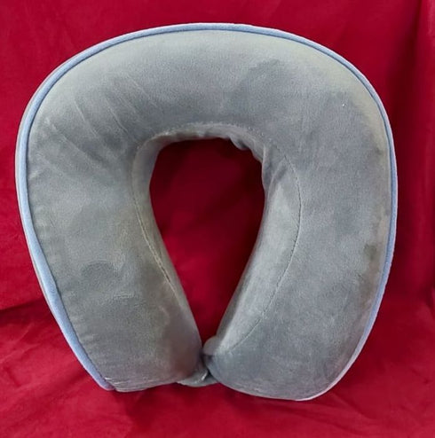 Headrest Travel Neck Pillow (Grey)