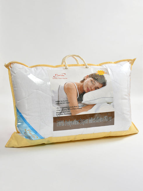 Micro Pillow - Super Soft Micro Fiber Pillow - Imported Star Micro with Non Woven Bag
