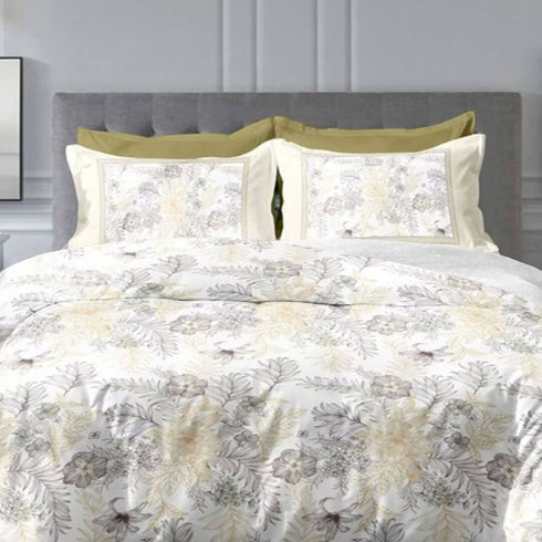 Florida Vistara (Bedding) AC Comforter Set with King Size Bedsheet & Coordinated Pillow Covers