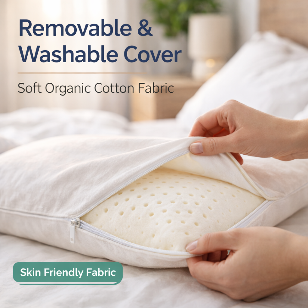 Florida Sleep Latex Pro Air Pillow for Advanced Breathable Neck Support