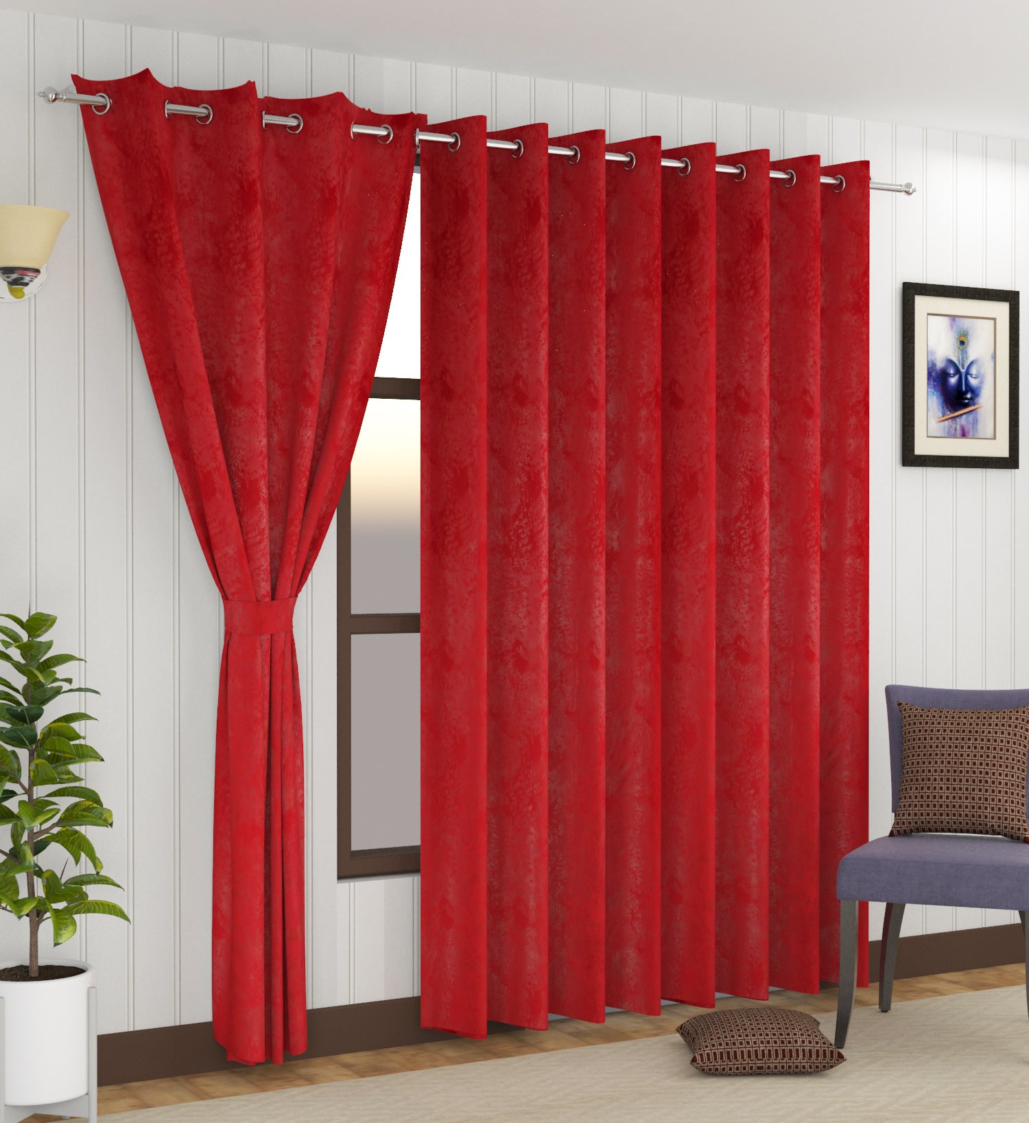 Cambridge Curtain by Florida - Curtains For Living Room Bedroom Balcony Made of Suede and Solid Colors