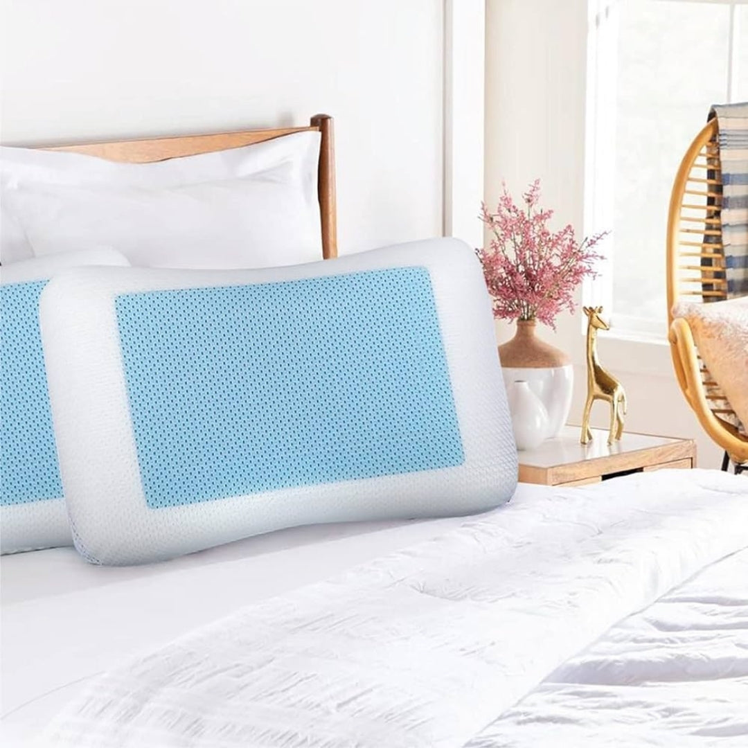 Florida Sleep Orthosleep Cool Gel Memory Foam Pillow Cooling Neck Support