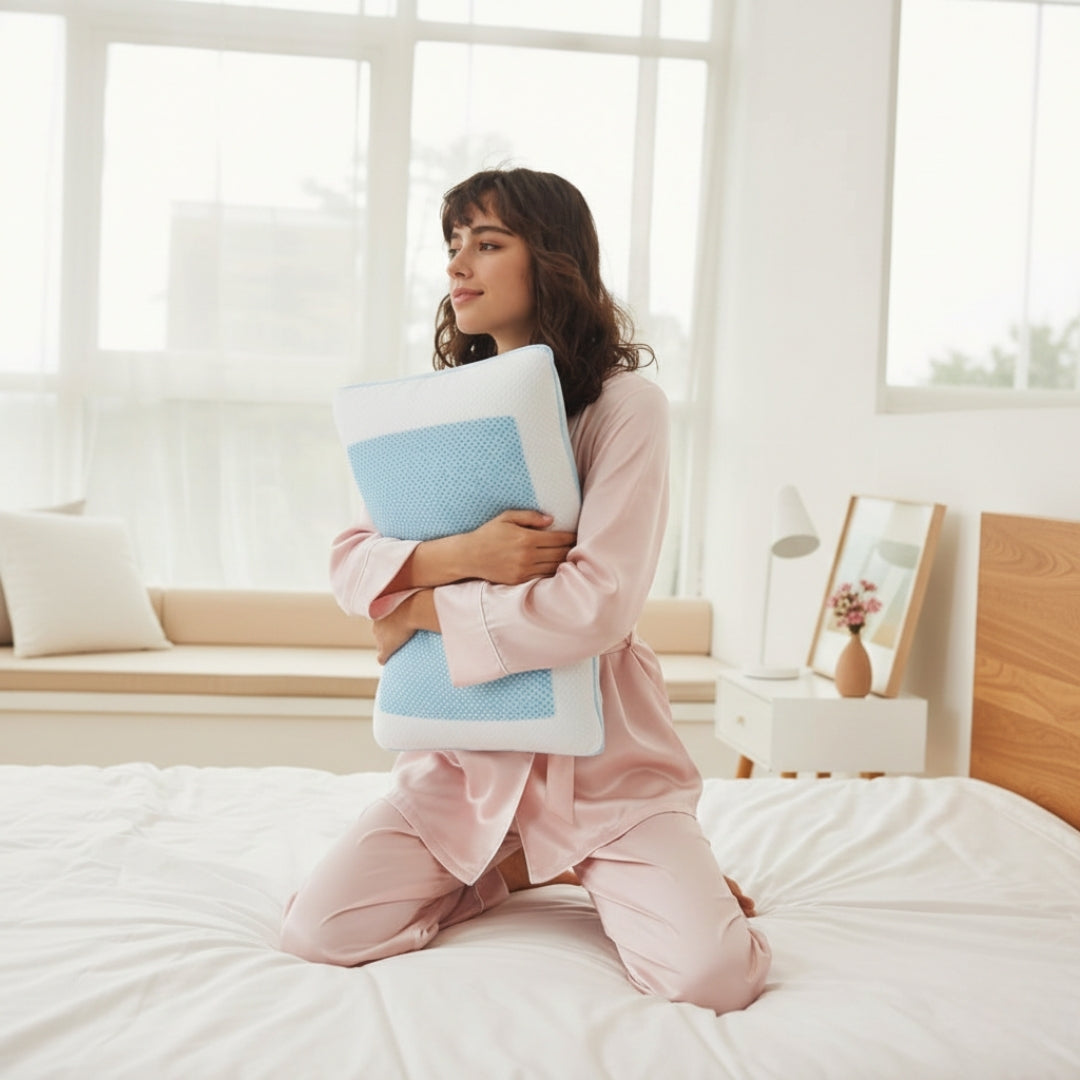 Florida Sleep Orthosleep Cool Gel Memory Foam Pillow Cooling Neck Support