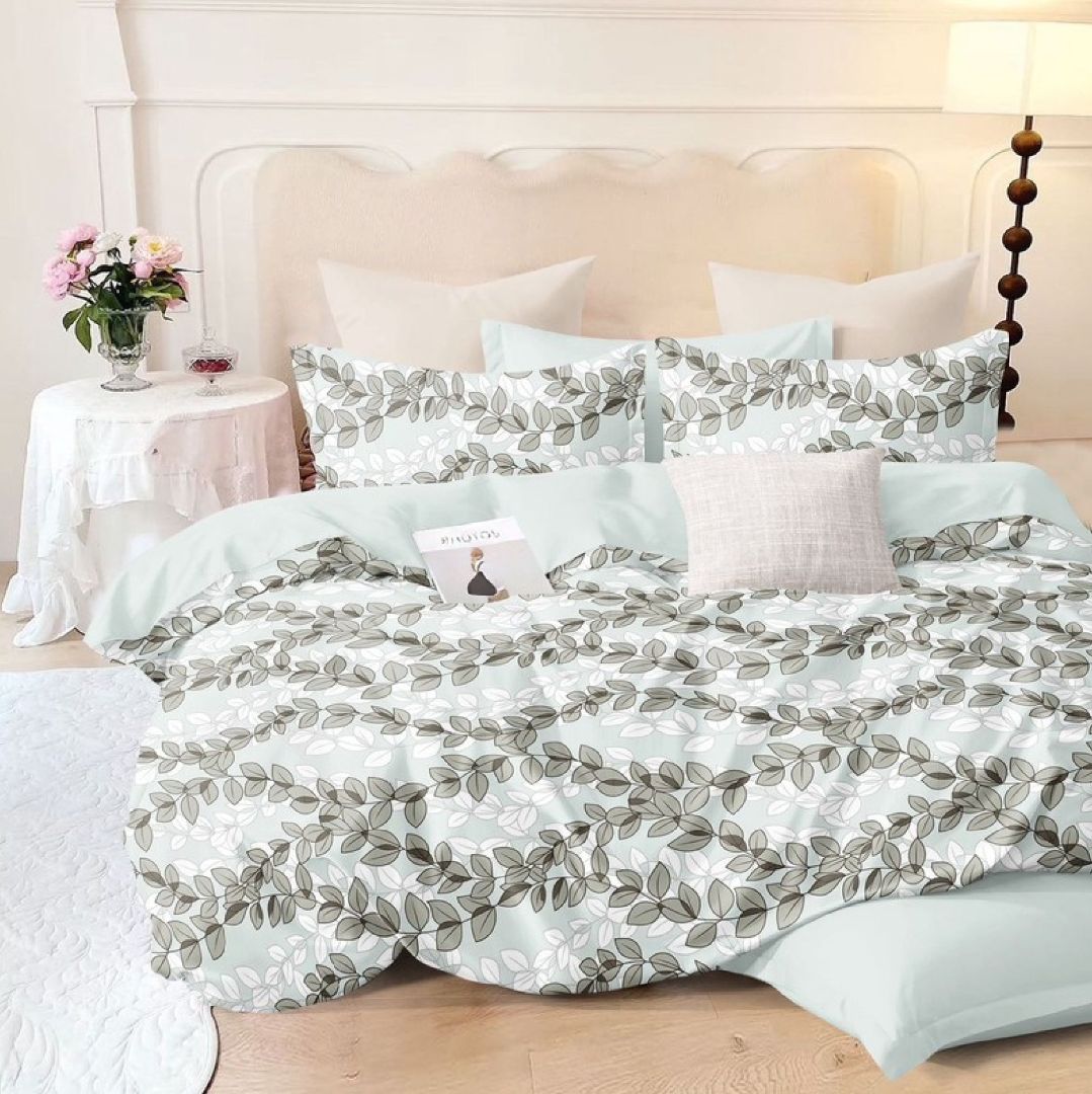 Reeva Fitted Bed Sheet Set with Pillow Covers by Florida