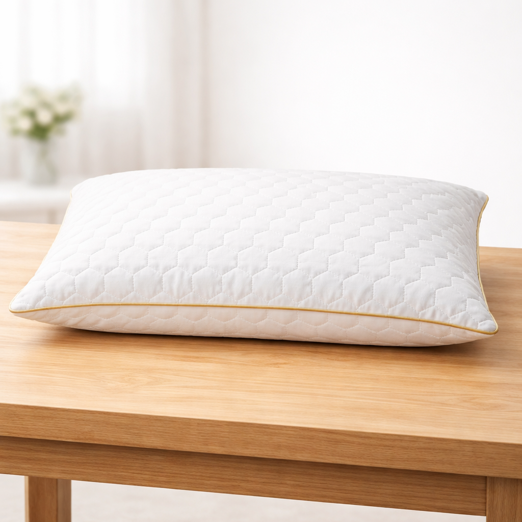 Florida Sleep Restin Fine Quality Microfibre Cervical Support Pillow for Pain Relief