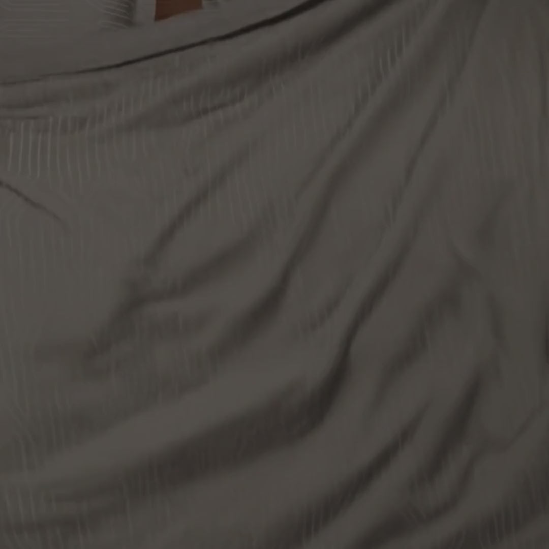 Streaks 100% Cotton 400 TC King Size Bedsheet Set with 2 Pillow Cover by Florida