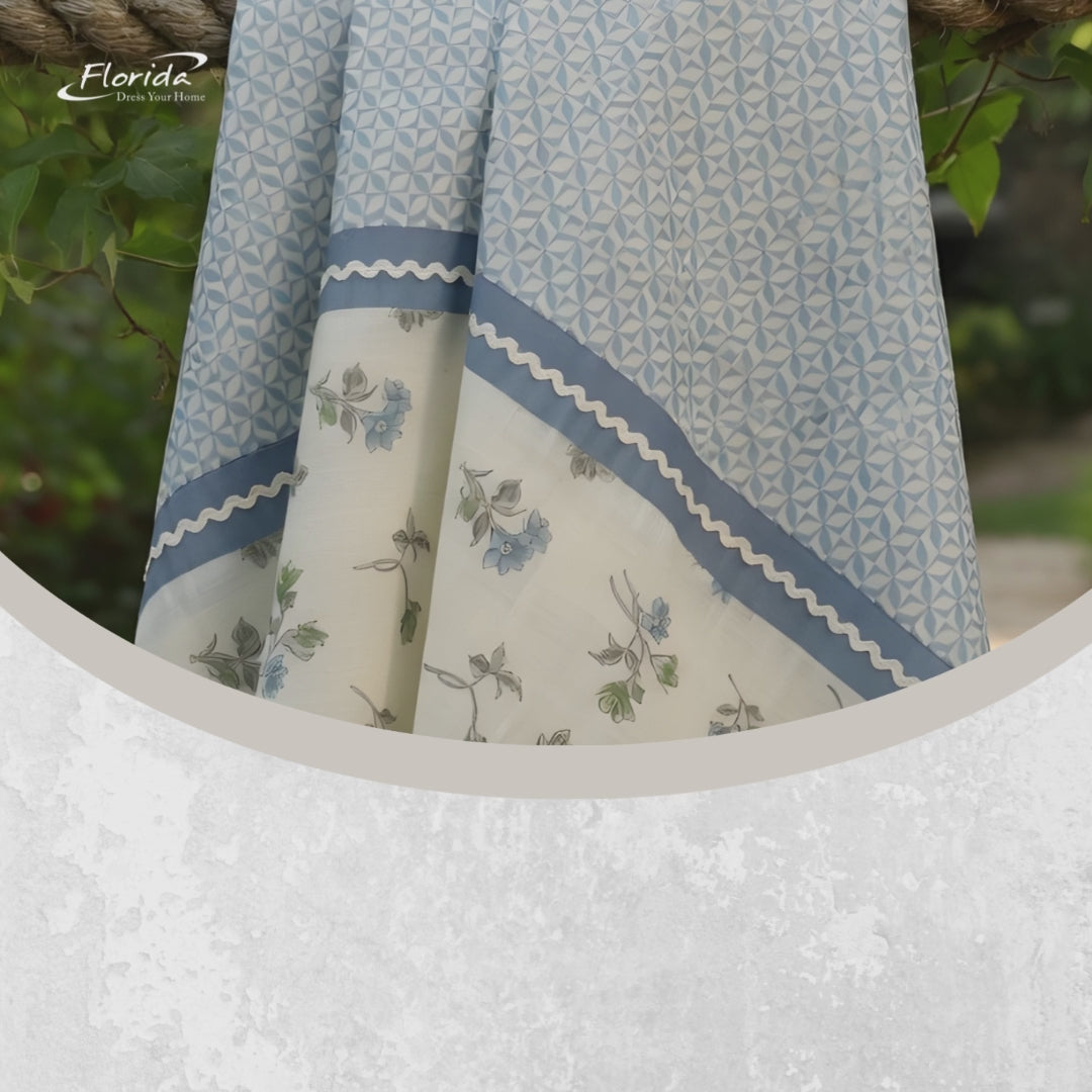 Florida Royal Diva Designer Dohar (Top Sheet) – Premium Cambric Soft 100% Pure Cotton with Elegant Lace Detailing