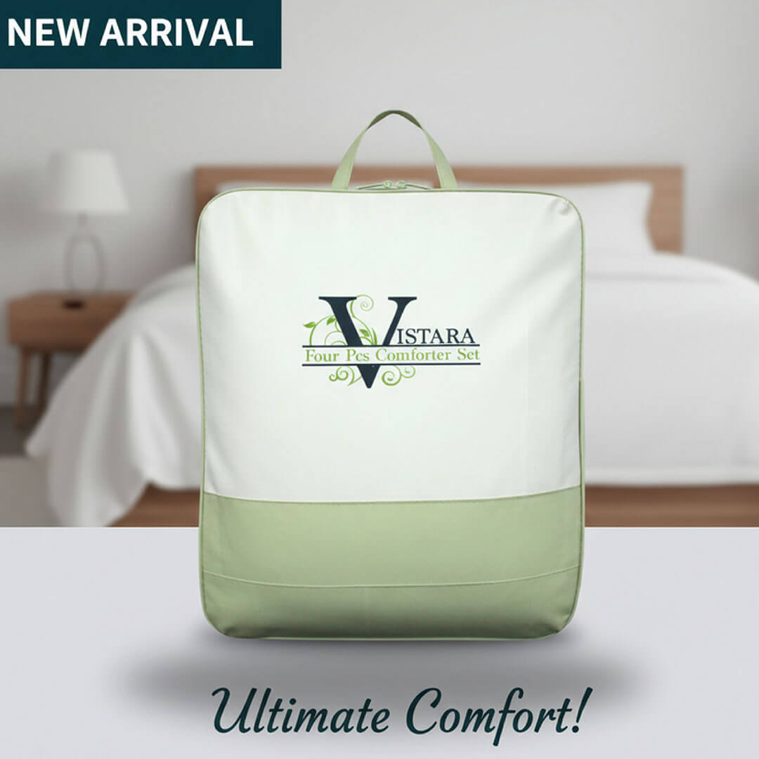 Florida Vistara (Bedding) AC Comforter Set with King Size Bedsheet & Coordinated Pillow Covers